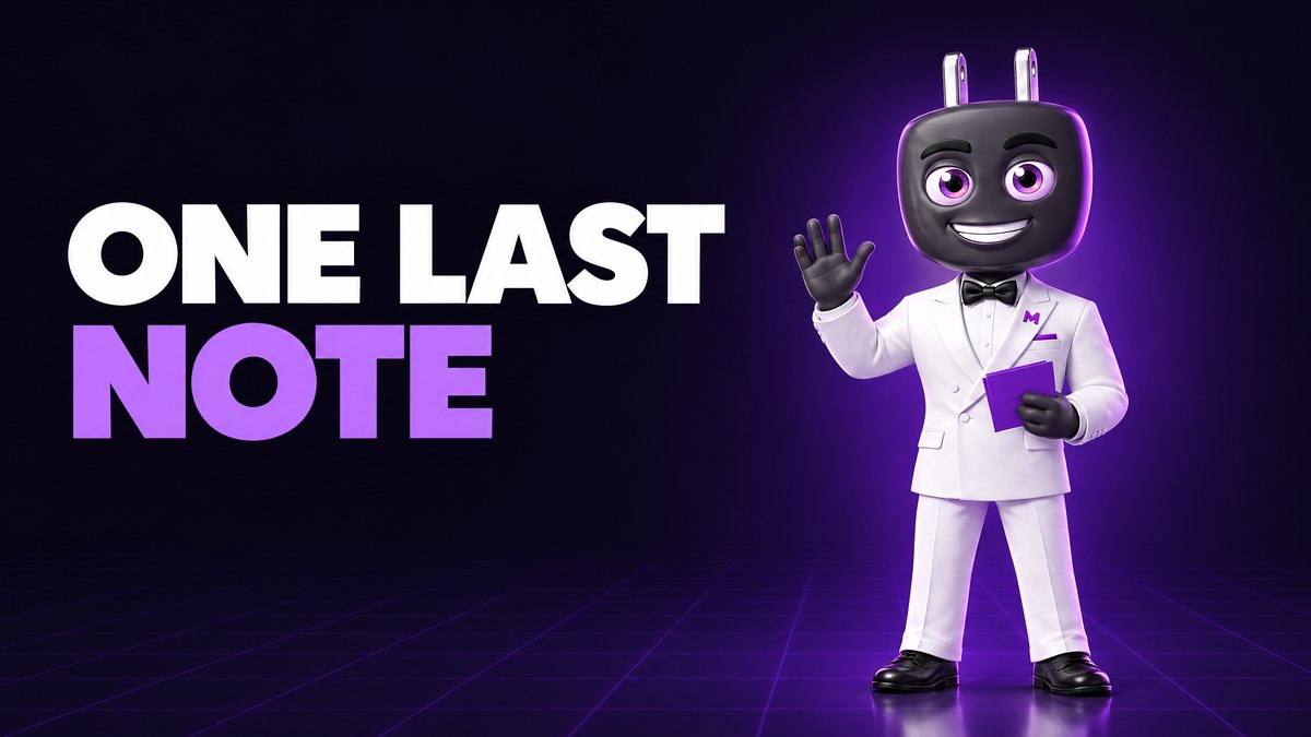 One Last Note